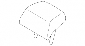 Rear left headrest Mazda 6 18-21 black leather