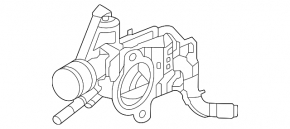 Thermostat housing Mazda CX-50 23-25 2.5T