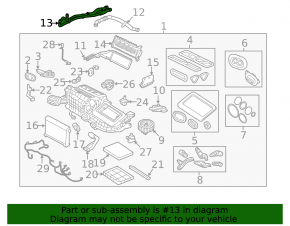 Cooling system pipes Jaguar F-Pace X761 17- metal