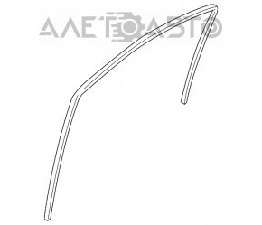 Glass seal front right Mercedes X164 GL W164 ML