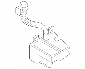 VW Jetta 19 Windscreen Washer Reservoir - No Neck