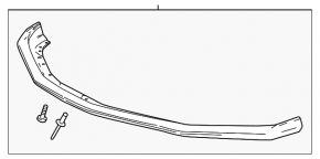 Chevrolet Camaro 16- Front Bumper Lip
