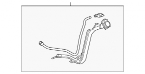 Fuel filler neck of Kia Optima 11-15 2.4