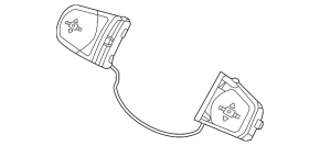 Volvo XC60 18-23 Steering Wheel Controls Matte