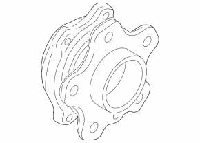 Rear left hub BMW X5 G05 19-23 OEM
