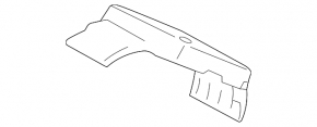 Lexus RX300 RX330 RX350 RX400h 04-08 black gearshift pad with plug, scratches, bump