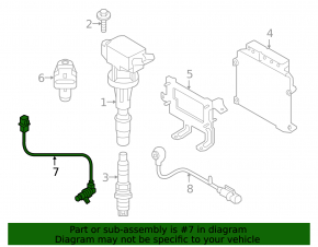 Crankshaft Position Sensor Kia Niro 17-22 HEV, PHEV