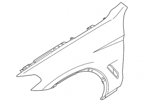Front left wing BMW X3 G01 20-21 xDrive30e