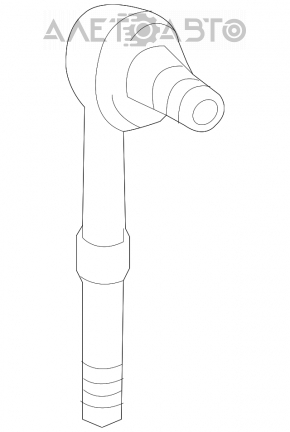 Rear stabilizer link left Toyota Rav4 13-18