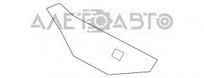 Front bumper mount, right, Lexus RX350 RX450h 10-12