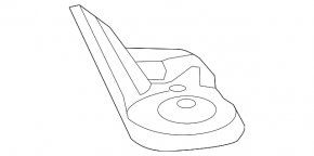 Front subframe lug, rear left, Toyota Avalon 2012