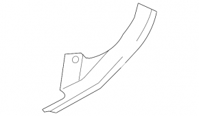 Door sill trim rear right inner BMW 3 F30 12-18 black