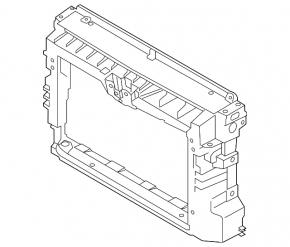 TV radiator panel VW Passat b8 16-19 USA