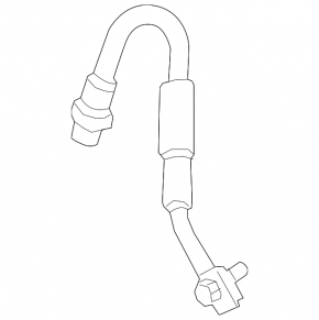 Brake hose rear right VW Golf 15-