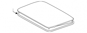 Lexus IS 14-20 sunroof assembly