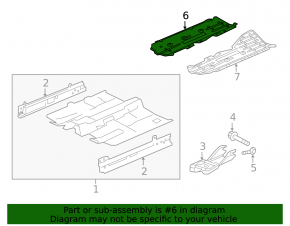 Bottom protection right Honda Civic X FC 16-21 plastic