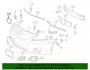 Toyota Camry v40 10-11 radiator grill emblem