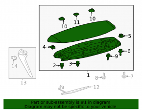 Lexus RX350 RX450h 16-22 Trunk Door Spoiler