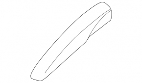 Front right longitudinal railing trim Mitsubishi Outlander Sport ASX 10- scratches