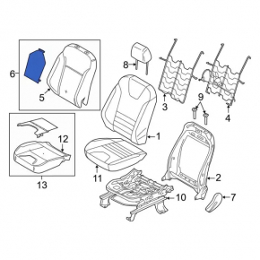 Heated Driver's Seat Ford C-max MK2 13-18 