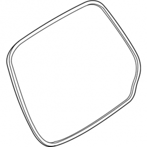 Rubber seal for the tailgate of a Lincoln MKC 15-19