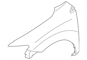Front right fender Nissan Murano 09-14