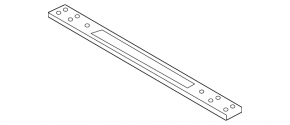TV lower bar Lincoln MKZ 13-20 rusty