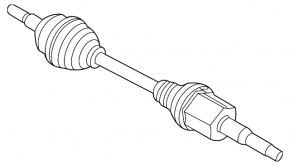 Front left half shaft for Ford Escape MK4 2020 1.5T, 2.0T, rusty