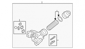 BMW X5 G05 19-23 3.0T Oil Filter Housing