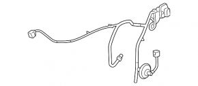 Rear left door wiring Chevrolet Volt 12-15