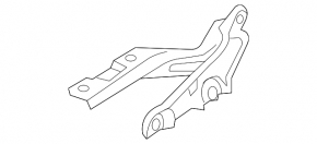 Right hood hinge Chevrolet Malibu 16-