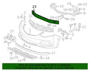 Chevrolet Volt 16- Front Bumper Reinforcement