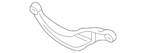 Upper rear left control arm Volvo S60 11-18 FWD