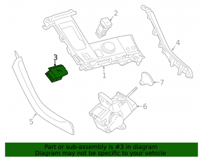 Gear shift indicator, automatic transmission Lexus CT200h 11-17