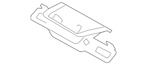 Volvo V90 17-22 usa tailgate lock counter part