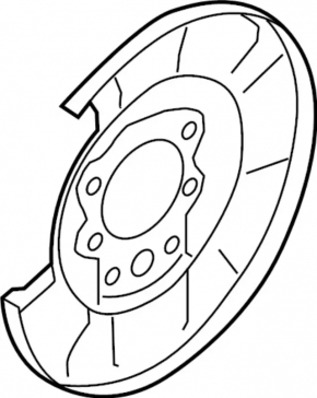 Brake Disc Cover Rear Left Infiniti QX50 19-20