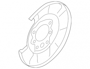 Brake Disc Cover Rear Left Infiniti QX50 19-20
