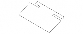 BMW X2 F39 18-23 interior mirror trim seal