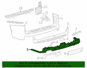 Toyota Sequoia 2020 Capstone, Limited, Platinum rear bumper lip
