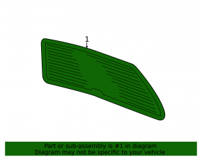 Rear window for VW Jetta 11-18 USA