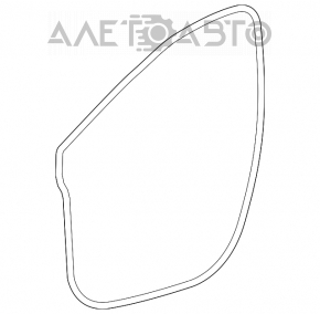 Front left door seal for Lexus RX350 RX450h 16-22