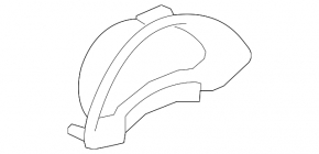 Instrument cluster cover for the main Nissan Leaf 11-12