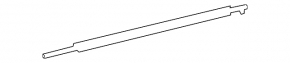 Door-glass molding, central front left, Toyota Prius 30 10-15 matte