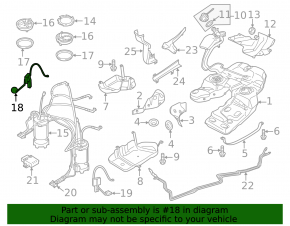 Fuel level sensor right VW Touareg 11-17 3.6