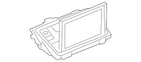 Monitor, display, navigation Audi A3 8V 15-20 MMI Bang and Olufsen