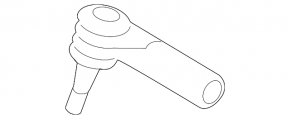 Steering tip left Porsche Cayenne 958 11-17