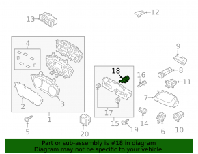 Cabin air temperature sensor Genesis G80 17-20