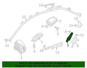 Airbag airbag seat left Mercedes W213 E 17-23