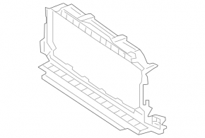 Radiator frame G-class W463 G63 AMG 19-24 4.0
