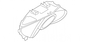 Mazda CX-7 06-12 instrument cluster